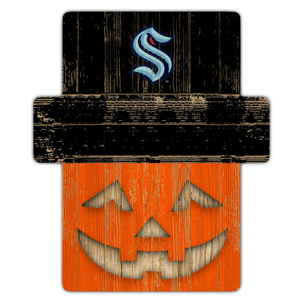 Wholesale NHL / H2081-Jackolantern 12" Sign (Classic Impressions Exclusive) / H2081-Seattle