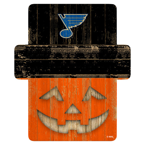 Wholesale NHL / H2081-Jackolantern 12" Sign / H2081-St. Louis Blues