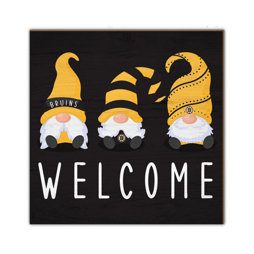 Wholesale NHL / H2089-Welcome Gnomes 10x10in / H2089-Boston Bruins