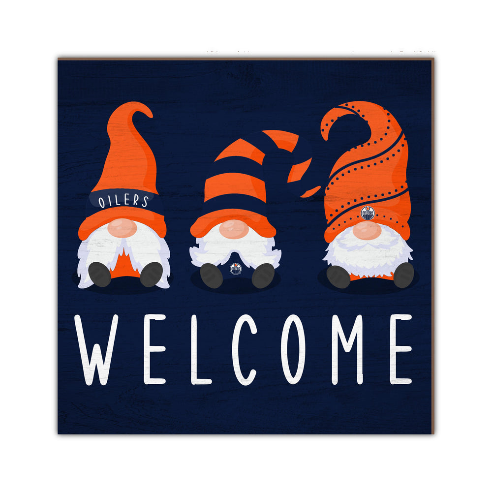 Wholesale NHL / H2089-Welcome Gnomes 10x10in / H2089-Edmonton Oilers