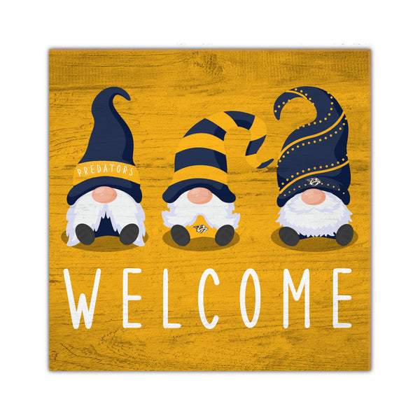 Wholesale NHL / H2089-Welcome Gnomes 10x10in / H2089-Nashville Predators