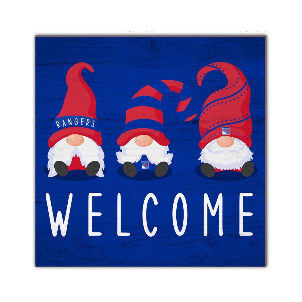 Wholesale NHL / H2089-Welcome Gnomes 10x10in / H2089-New York Rangers