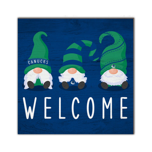 Wholesale NHL / H2089-Welcome Gnomes 10x10in / H2089-Vancouver Canucks