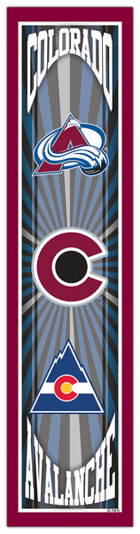 Wholesale NHL / H2099-Throwback 6x24 / H2099-Colorado Avalanche