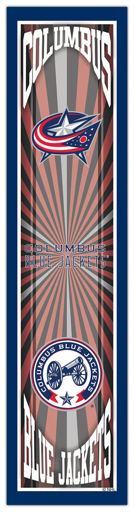 Wholesale NHL / H2099-Throwback 6x24 / H2099-Columbus Blue Jackets