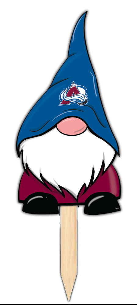 Wholesale NHL / H2100-Gnome Yard Stake 12in / H2100-Colorado Avalanche