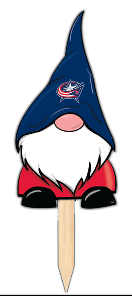 Wholesale NHL / H2100-Gnome Yard Stake 12in / H2100-Columbus Blue Jackets