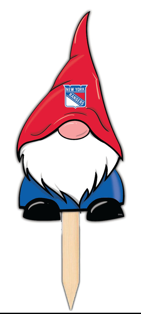 Wholesale NHL / H2100-Gnome Yard Stake 12in / H2100-New York Rangers