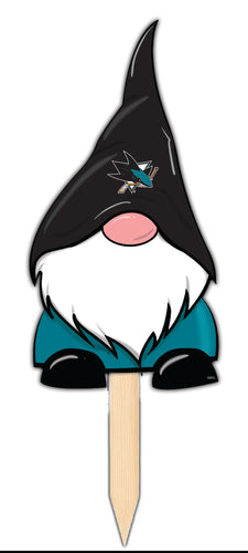 Wholesale NHL / H2100-Gnome Yard Stake 12in / H2100-San Jose Sharks