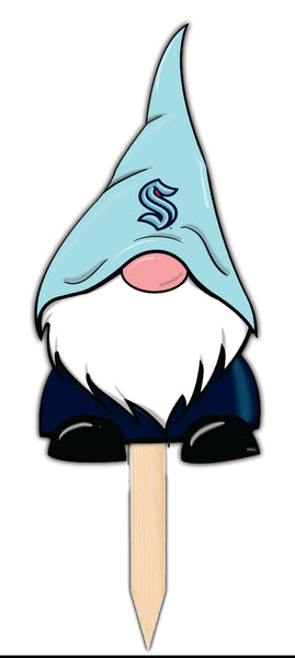 Wholesale NHL / H2100-Gnome Yard Stake 12in / H2100-Seattle Kraken