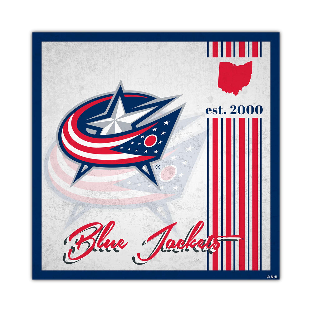 Wholesale NHL / H2107-Album 10x10 / H2107-Columbus Blue Jackets