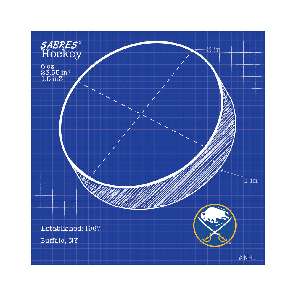 Wholesale NHL / H2108-Ball Blueprint 10x10 / H2108-Buffalo