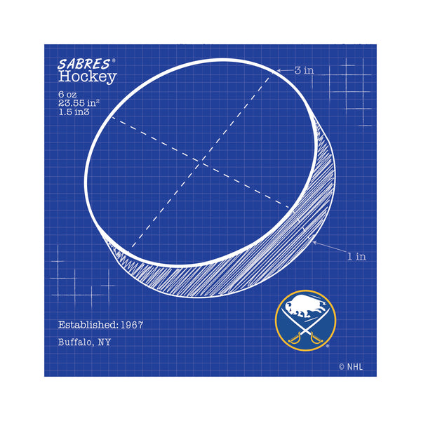 Wholesale NHL / H2108-Ball Blueprint 10x10 / H2108-Buffalo