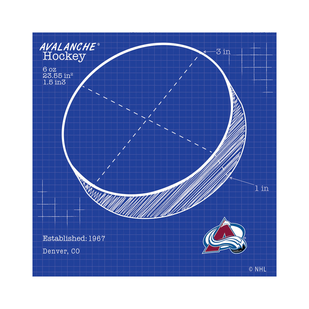 Wholesale NHL / H2108-Ball Blueprint 10x10 / H2108-Colorado