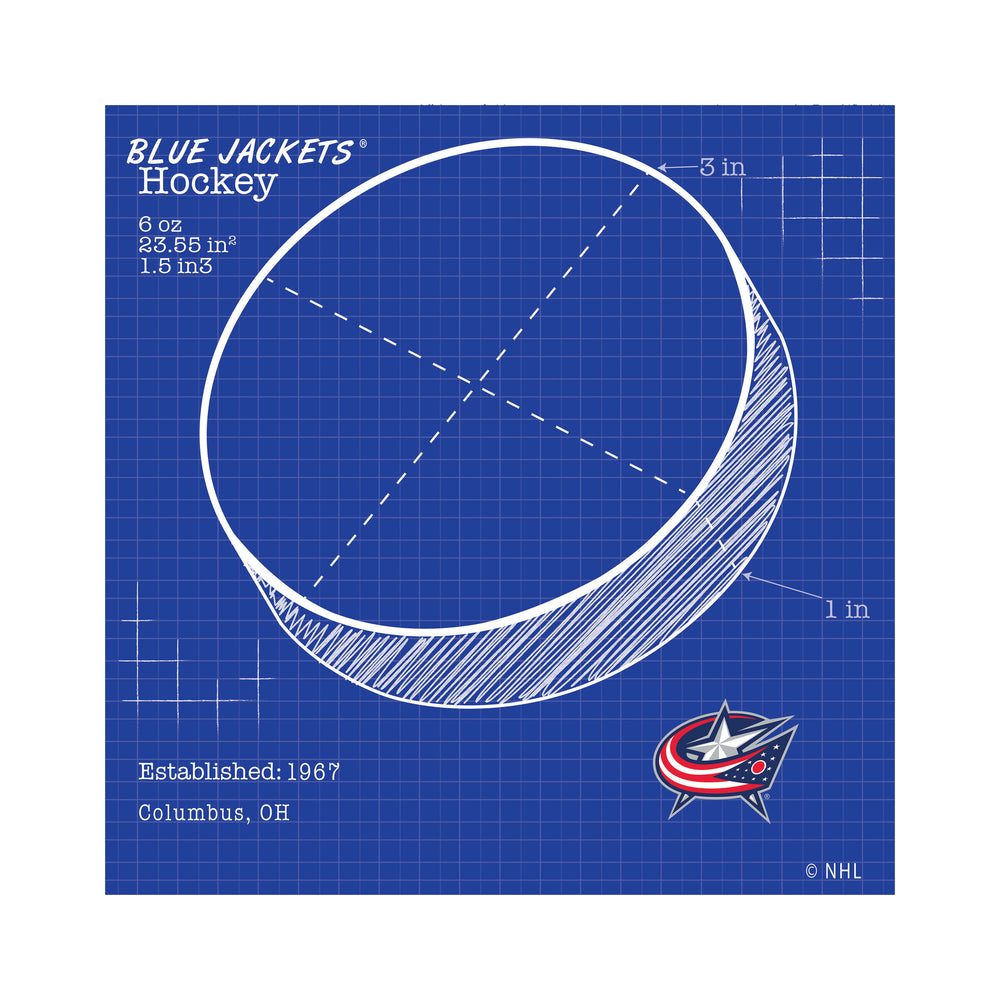 Wholesale NHL / H2108-Ball Blueprint 10x10 / H2108-Columbus