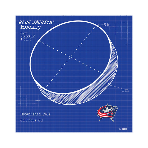 Wholesale NHL / H2108-Ball Blueprint 10x10 / H2108-Columbus