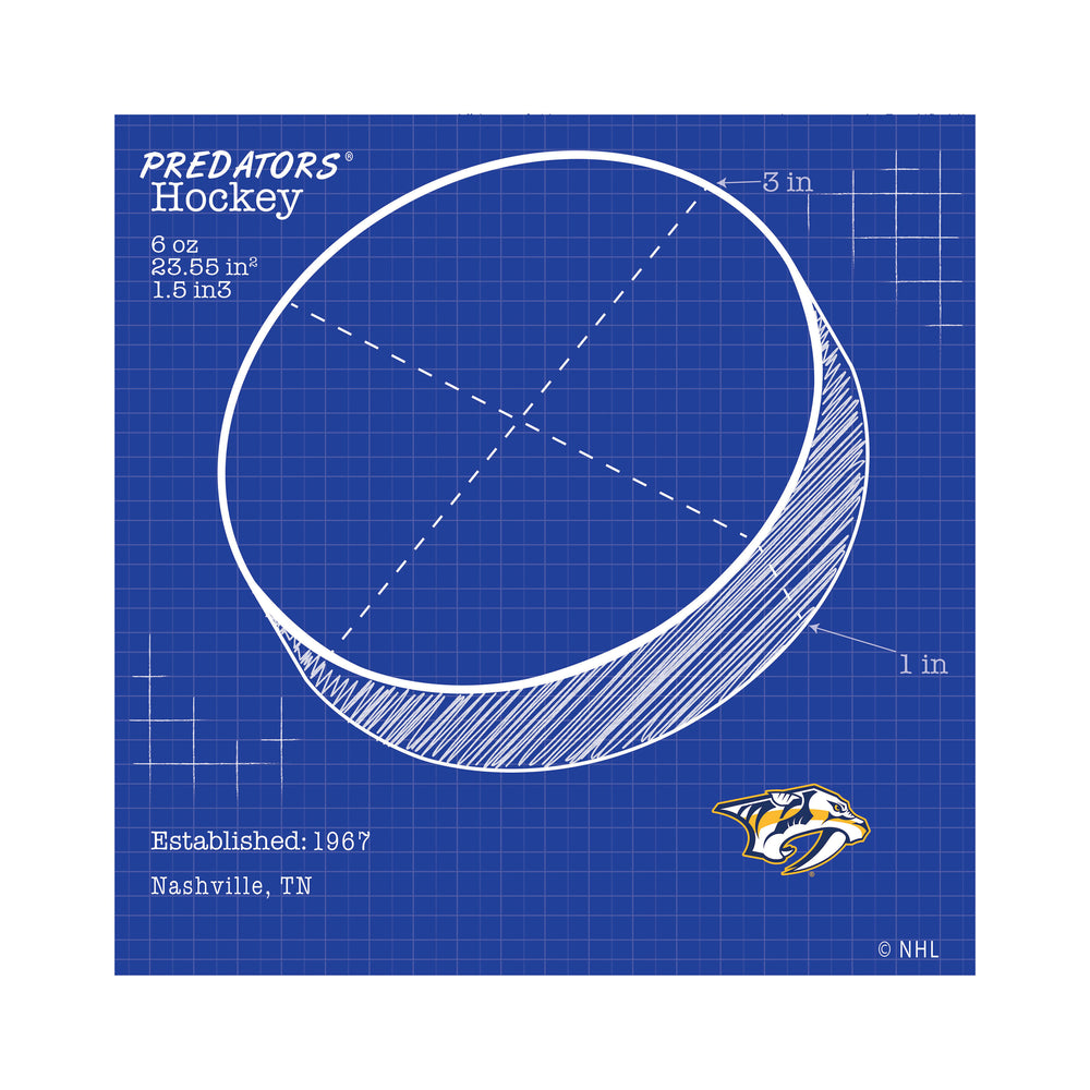 Wholesale NHL / H2108-Ball Blueprint 10x10 / H2108-Nashville