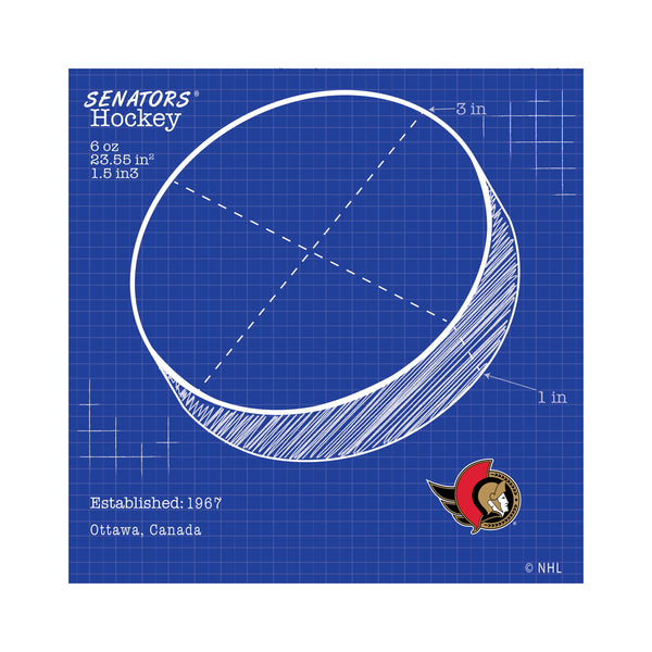 Wholesale NHL / H2108-Ball Blueprint 10x10 / H2108-Ottawa