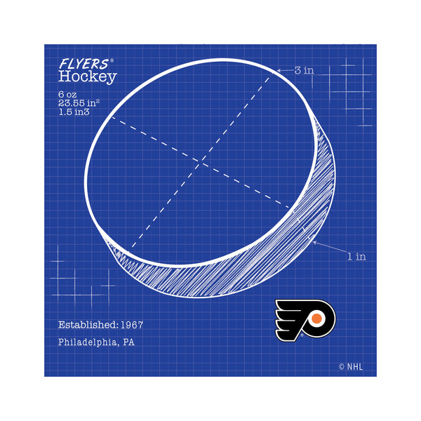 Wholesale NHL / H2108-Ball Blueprint 10x10 / H2108-Philadelphia