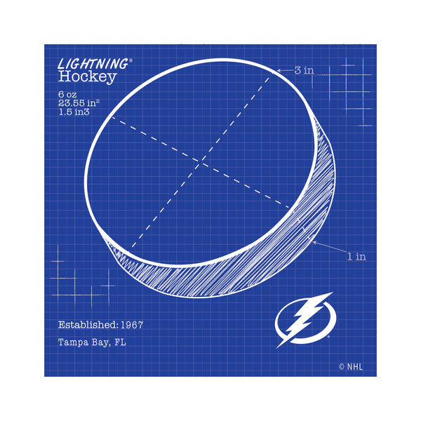 Wholesale NHL / H2108-Ball Blueprint 10x10 / H2108-Tampa Bay