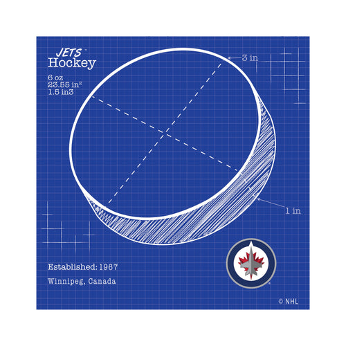 Wholesale NHL / H2108-Ball Blueprint 10x10 / H2108-Winnipeg