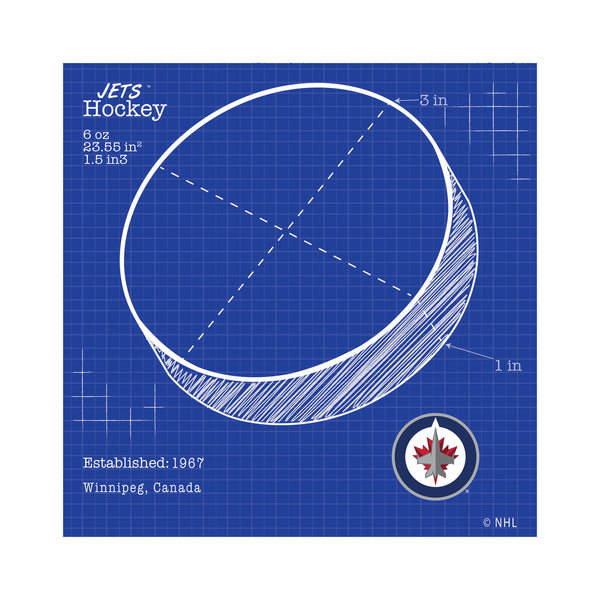 Wholesale NHL / H2108-Ball Blueprint 10x10 / H2108-Winnipeg