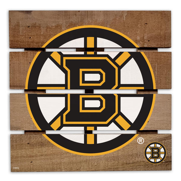 Wholesale NHL / H2122-Wooden 8in Hotplate / H2122-Boston Bruins