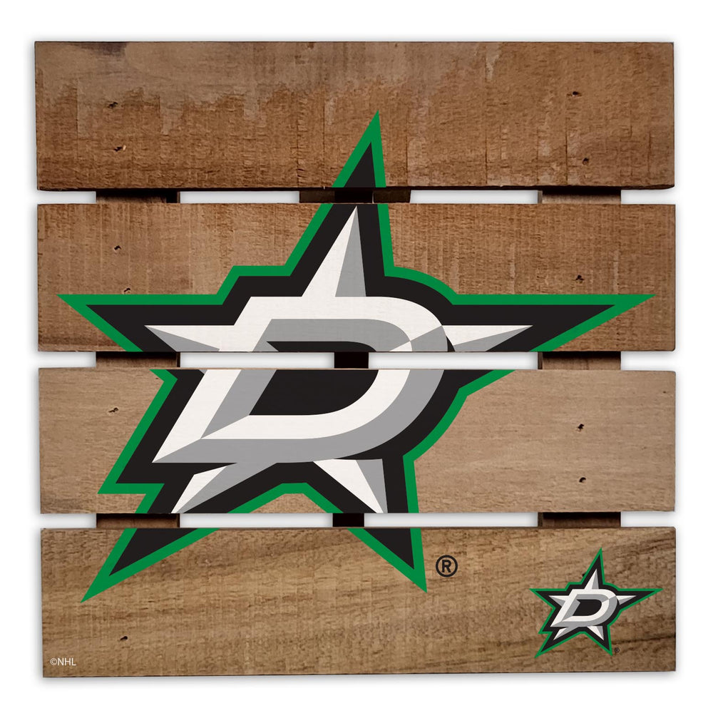 Wholesale NHL / H2122-Wooden 8in Hotplate / H2122-Dallas Stars