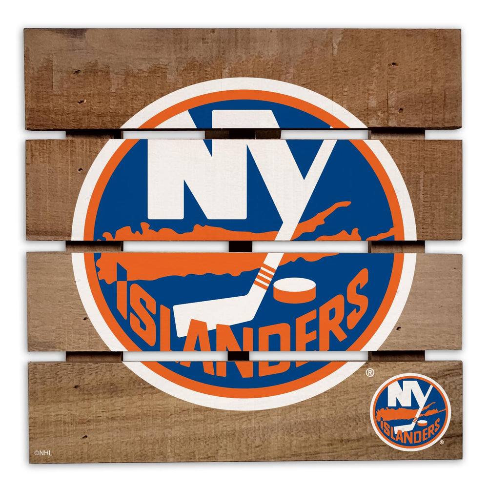 Wholesale NHL / H2122-Wooden 8in Hotplate / H2122-New York Islanders