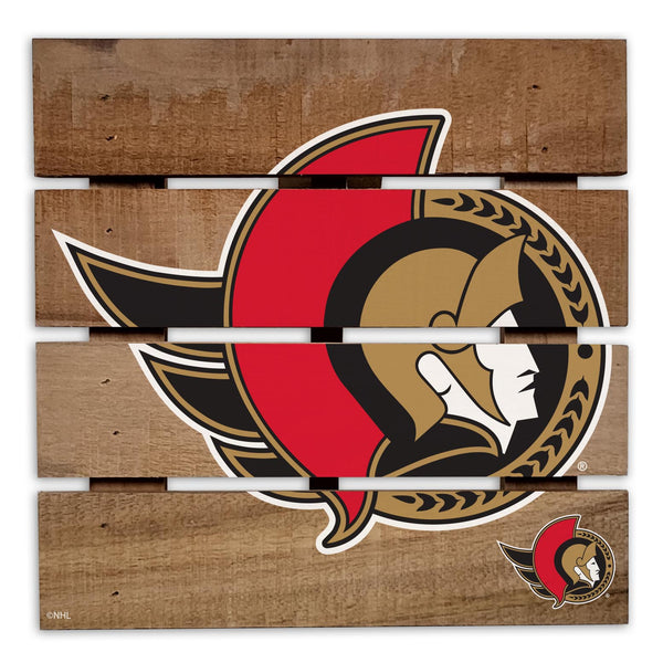 Wholesale NHL / H2122-Wooden 8in Hotplate / H2122-Ottowa Senators