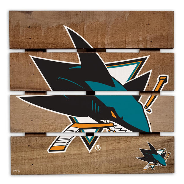 Wholesale NHL / H2122-Wooden 8in Hotplate / H2122-San Jose Sharks