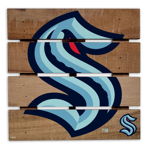 Wholesale NHL / H2122-Wooden 8in Hotplate / H2122-Seattle Kraken