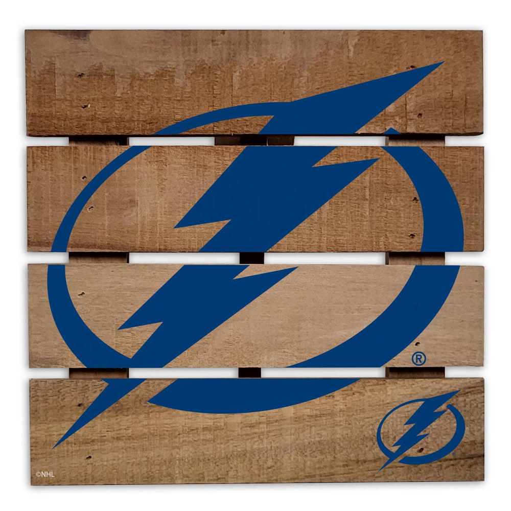 Wholesale NHL / H2122-Wooden 8in Hotplate / H2122-Tampa Bay Lightning