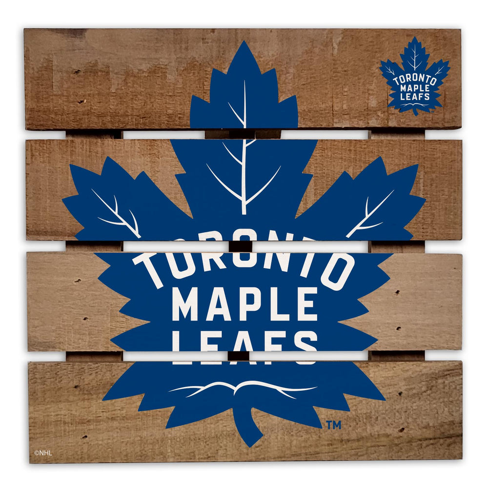 Wholesale NHL / H2122-Wooden 8in Hotplate / H2122-Toronto Maple Leafs