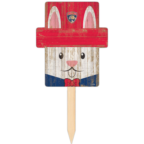 Wholesale NHL / H2145-Easter Bunny Head Yard Stake / H2145-Florida
