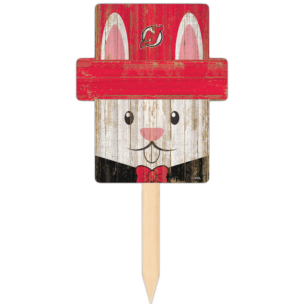 Wholesale NHL / H2145-Easter Bunny Head Yard Stake / H2145-New Jersey