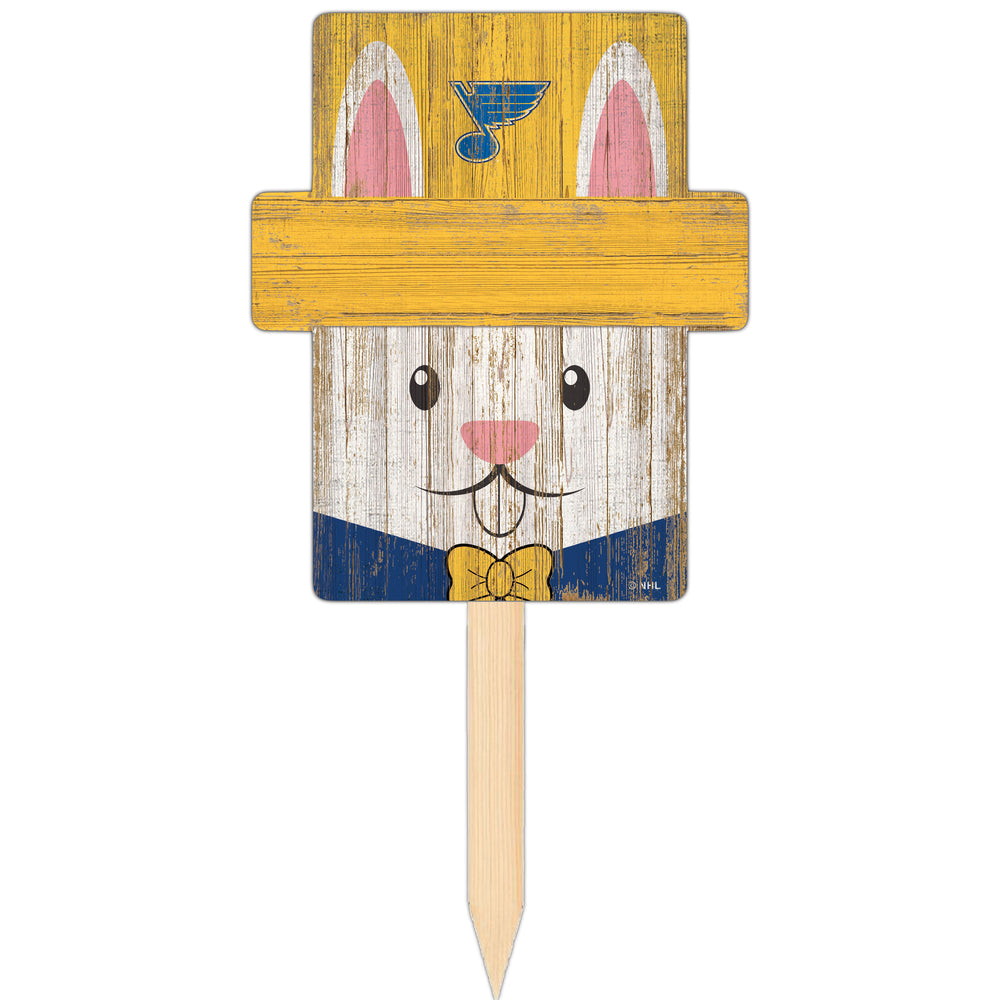 Wholesale NHL / H2145-Easter Bunny Head Yard Stake / H2145-St. Louis