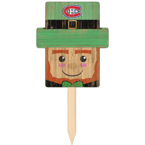 Wholesale NHL / H2146-Leprechaun Head Yard Stake / H2146-Montreal Canadiens