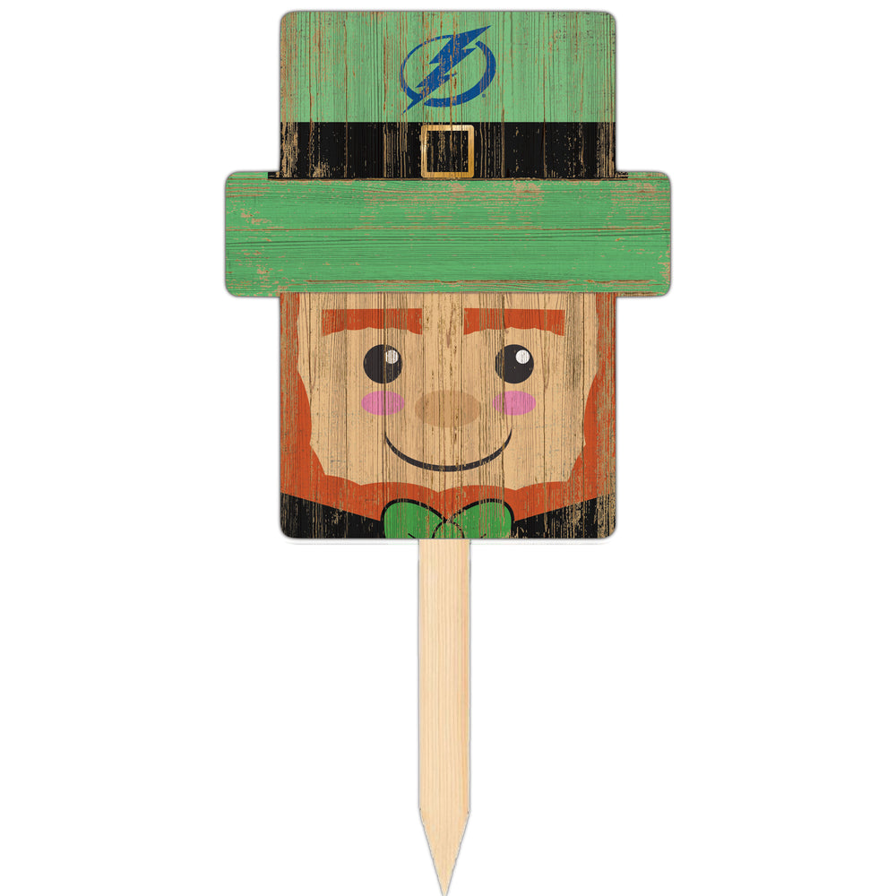 Wholesale NHL / H2146-Leprechaun Head Yard Stake / H2146-Tampa Bay Lightning