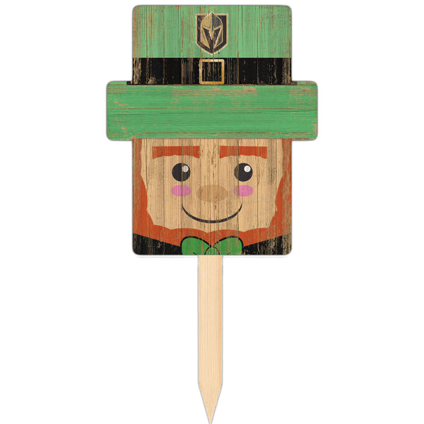 Wholesale NHL / H2146-Leprechaun Head Yard Stake / H2146-Vegas Golden Knights