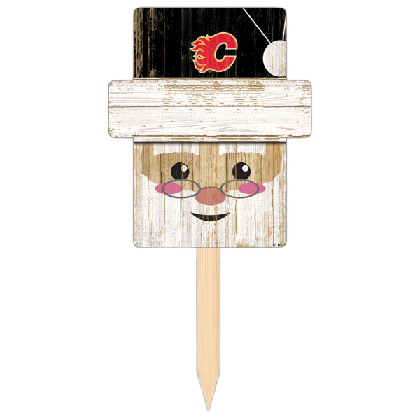 Wholesale NHL / H2147-Santa Head Yard Stake / H2147-Calgary