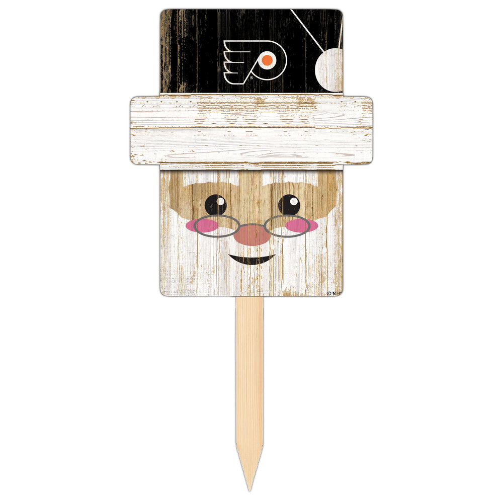 Wholesale NHL / H2147-Santa Head Yard Stake / H2147-Philadelphia