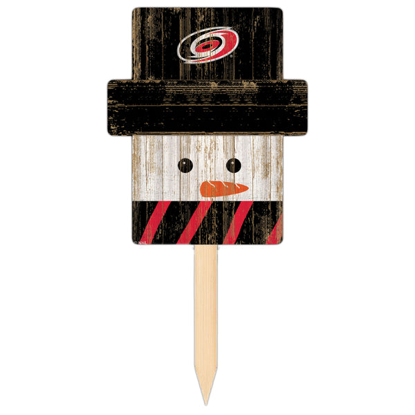 Wholesale NHL / H2148-Snow Man Head Yard Stake / H2148-Carolina