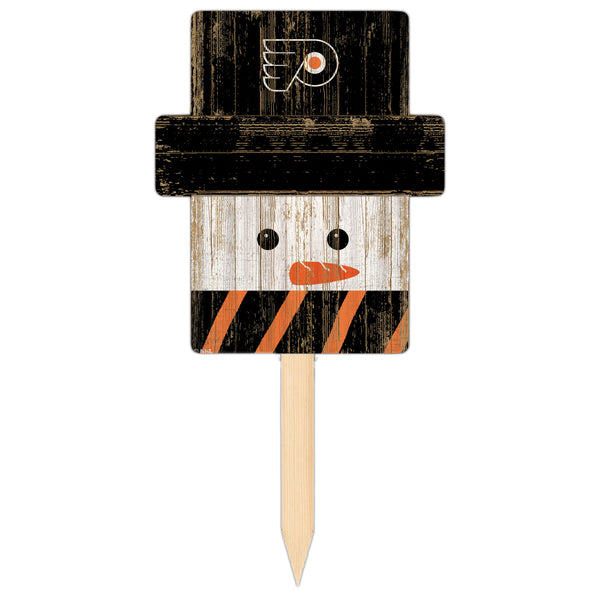 Wholesale NHL / H2148-Snow Man Head Yard Stake / H2148-Philadelphia