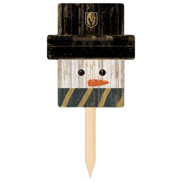 Wholesale NHL / H2148-Snow Man Head Yard Stake / H2148-Vegas
