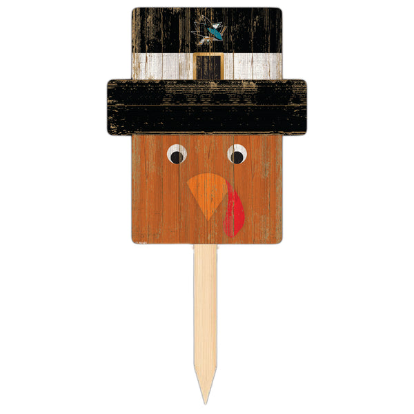 Wholesale NHL / H2149-Turkey Head Yard Stake / H2149-San Jose