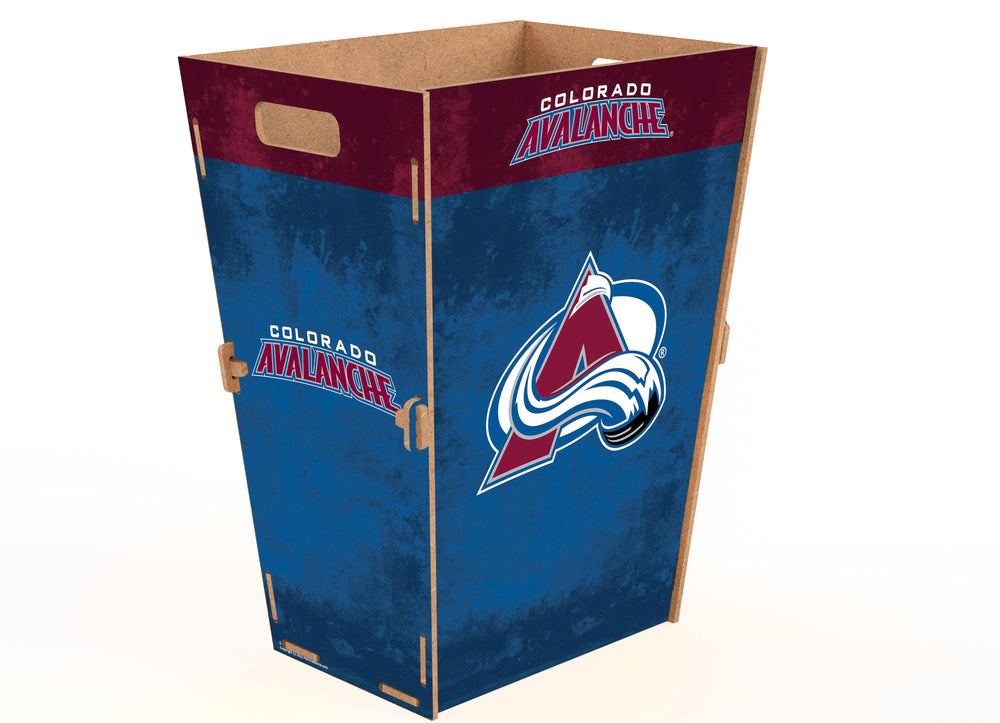 Wholesale NHL / H2173L-Waste Can Flat Pack Large / H2173L-Colorado Avalanche