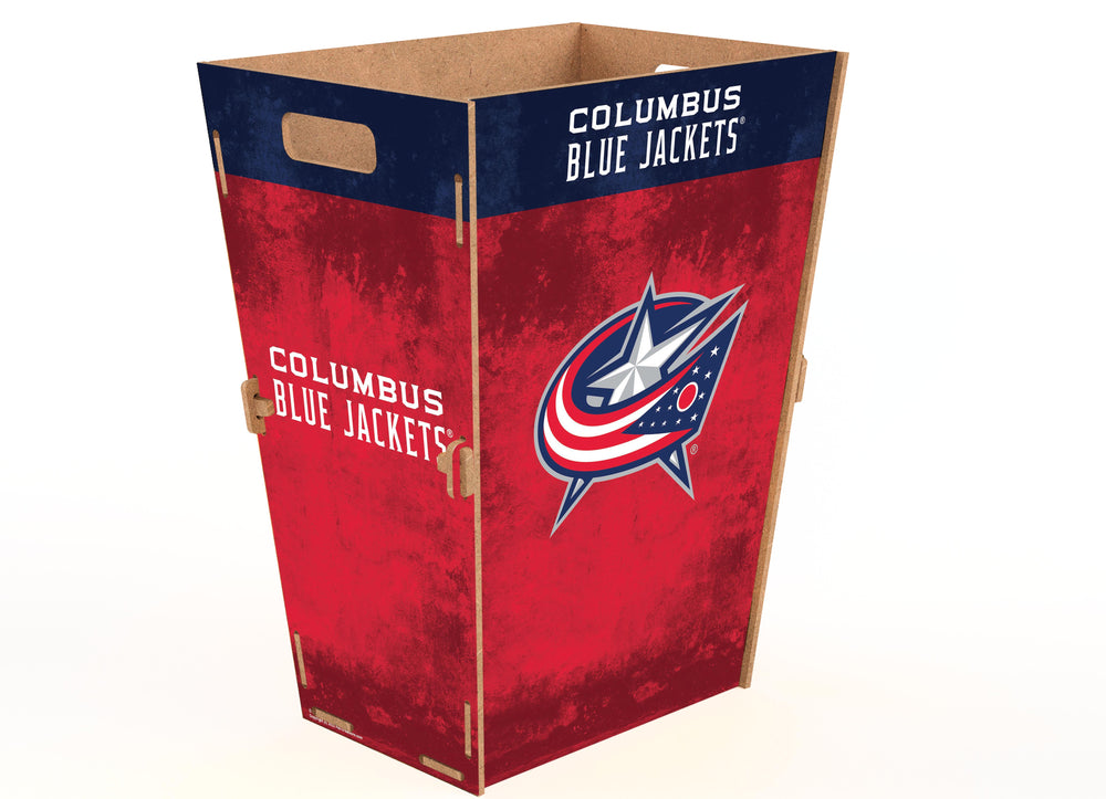 Wholesale NHL / H2173L-Waste Can Flat Pack Large / H2173L-Columbus Blue Jackets