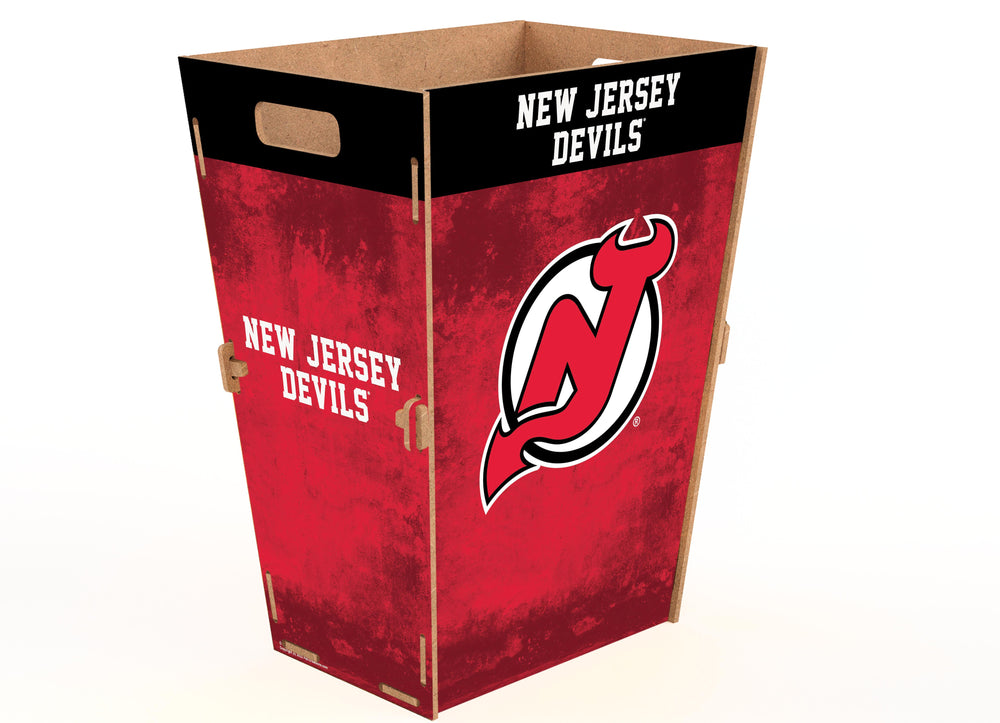 Wholesale NHL / H2173L-Waste Can Flat Pack Large / H2173L-New Jersey Devils