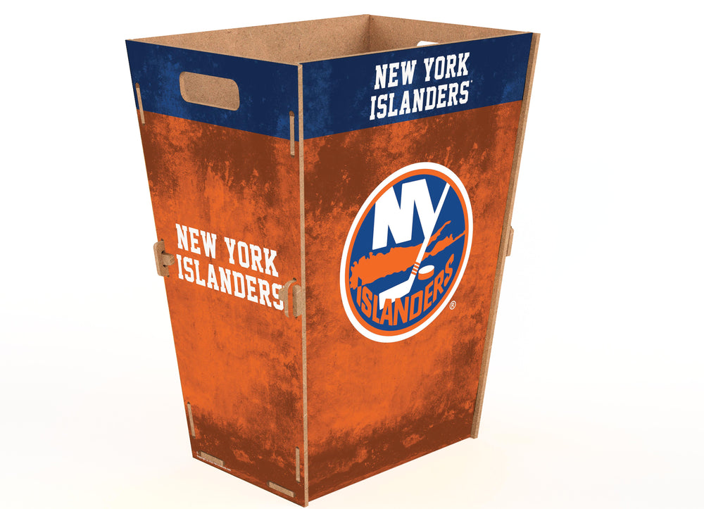 Wholesale NHL / H2173L-Waste Can Flat Pack Large / H2173L-New York Islanders